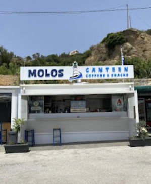 ΚΑΦΕ ΣΝΑΚ ΦΡΕΣΚΑ ΨΑΡΙΑ MOLOS CANTEEN ΜΥΡΘΙΑΝΟΣ ΠΛΑΚΙΑΣ ΡΕΘΥΜΝΟ ΣΦΗΝΙΑ ΧΡΥΣΟΥΛΑ